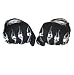 Men's Hardcore Mohawk Mechanic Skull Gloves