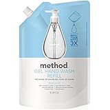Method Gel Hand Wash Refill, Sweet Water, 34 Ounce (Pack of 6)