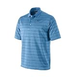 2010 Nike Golf Dri-Fit Tech Stripe Golf Polo Shirt (XX-Large, Football Blue)