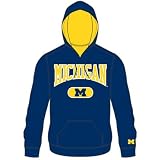 University of Michigan Wolverines Men's Pullover Hoody Sweatshirt