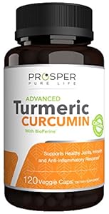 Curcumin With Organic Turmeric Root Powder And Bioperine - 95% Curcuminoids - Natural Antioxidant And Anti-Inflammatory With Black Pepper For Enhanced Absorption - 120 Vegan Turmeric Capsules