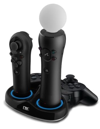 PS3 Move Triple Port Charge Station for Controllers and Sixaxis Controller