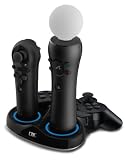 Triple Port Charging Station for PlayStation Move Controllers and Sixaxis Controller