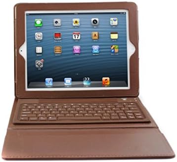Superbpag(TM) Bluetooth 3.0 Wireless Keyboard Cover Case PU and Waterproof Silicone Keyboard for iPad2 iPad3 iPad4 (Dark Brown)