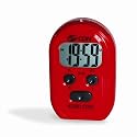 CDN TM10L-R Digital 2-in-One Timer, Red