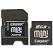 2GB Kingston Mini Secure Digital Sd Memory Card