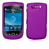 Hot Pink Rubber Feel Snap-On Cover Hard Case Cell Phone Protector for Black ....