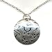 Sterling Silver Matt Finish Blackened Butterfly Pendant