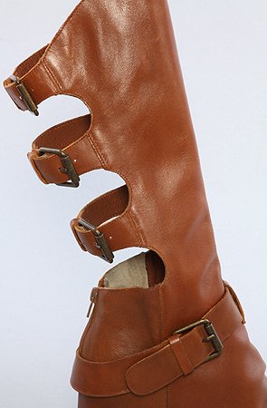 80%20 The Cody Buckle Hidden Wedge Boot in Natural,Shoes for Women from 80%20