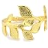 Kenneth Jay Lane Satin Gold Lea