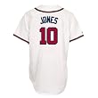 MLB Chipper Jones Atlanta Braves Youth Replica Home Jersey, White