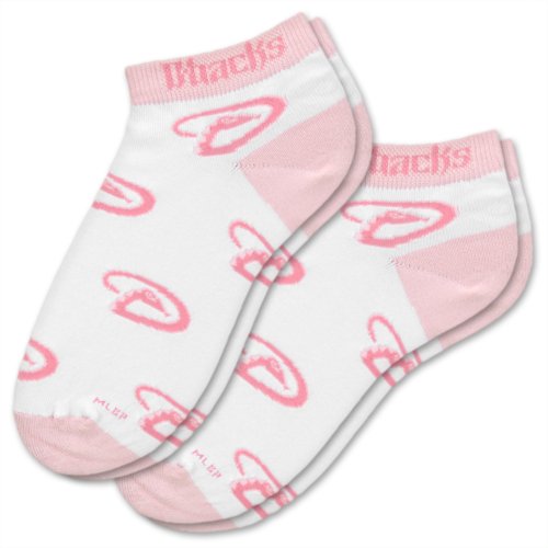MLB Arizona Diamondbacks Women's Pink Socks (2 Pack)