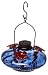 Parasol Bloom Glass Hummingbird Feeder Blue