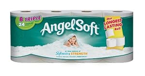 Angel Soft Bath Tissue, 8 Triple Rolls