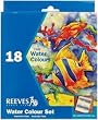 Reeves Assorted 12-Milliliter Watercolor Paint, 18-Pack