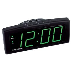 Chaney Instruments Digital Alarm Clock with Green LED