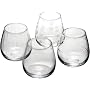 Mikasa Cheers Stemless Wine Glasses, Set of 4