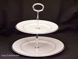Mikasa Cameo Platinum #HK 301 Hostess Tray 2 Tier