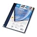 GBC Solids Standard Plastic Binding Covers, Non-Window, Rounded Corners, Navy, 25 Pieces Per Box (25730)