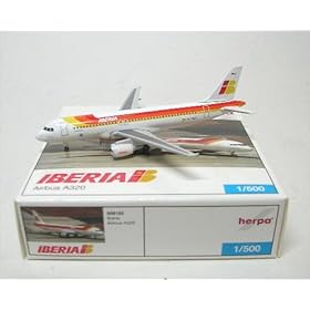 【クリックでお店のこの商品のページへ】1/500 A320-200 イベリア航空 EC-HGZ (509152)