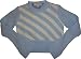 Girl's Tommy Hilfiger Sweater Blue and White Stripes Size S/P