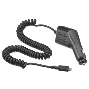 BlackBerry Micro USB Vehicle Charger for BlackBerry 8900, Tour 9630, Storm, Pearl Flip, BlackBerry Bold 2 (Black)