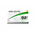 Top-Flite D2+ Feel Golf Balls (15 Pack, White)