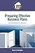 Preparing Effective Business Plans: An Entrepreneurial Approach