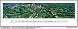 US Open Golf Championship Framed Panoramic Photo