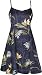 Princess Seam Tailored Fit Sundress - Bamboo Paradise Form Fitting Spaghetti Strap Hawaiian Aloha A-Line Silhouette Sun Dress - Mini Style