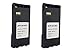 Banshee 2 Pack 7.5Volt 2500mAh NTN9858 Li-Ion Battery for Motorola XTS1500 XTS2500 MT1500