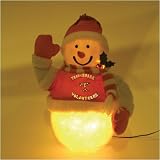 Tennessee Volunteers NCAA Fiber Optic Light-Up Snowman (16)