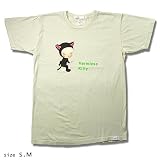 Harmless Kitty／ハームレスキティ Ｔシャツ（ベージュ）（S）:奈良美智の画像