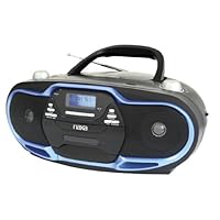NAXA Electronics Portable MP3/CD Player, AM/FM Stereo Radio and USB Input