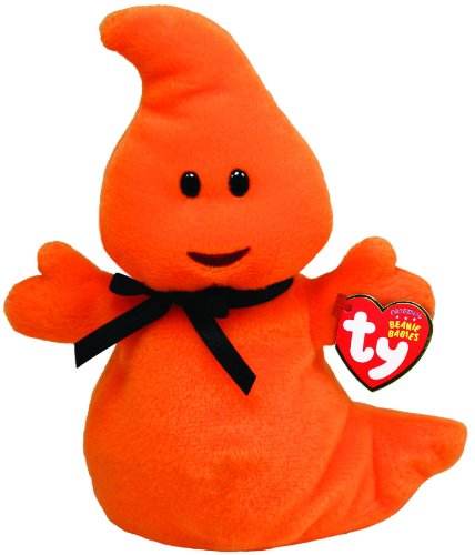 Ty Beanie Baby Haunt - Orange Ghost