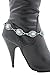 Women Western Fashion Boot Bracelet Gold Metal Chain Lion Coin Shoe Anklet Charm