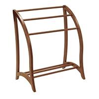 Winsome Wood Blanket Rack, Antique Walnut