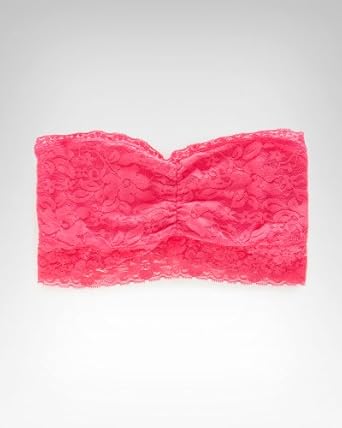 bebe Lace Cinched Bandeau