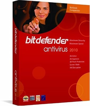 Bitdefender Antivirus 2010 -3 Pc/1 Yr [OLD VERSION]
