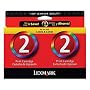 Lexmark No 2 Combo Twin Pack ink for x2480/x3480