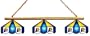 Imperial Indiana Pacers Licensed Three Shade Stained Glass Billiard Table Lamp