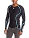 Skins Men's A200 Thermal Long Sleeve Compression Top with Round Neck