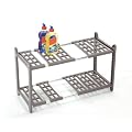 Wenko 2768010100 Unterschrankregal Flexi - ausziehbar, Aluminium-Kunststoff, 45-80 x 39 x 28 cm