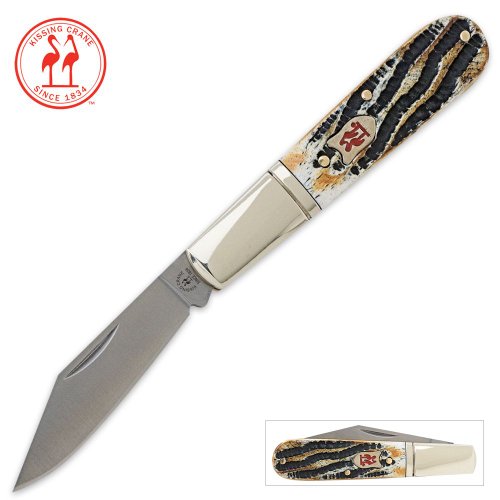 Kissing Crane Burnt Bone Barlow Folding Knife Kissing Crane Burnt Bone Barlow Folding Knife Hunting Knives