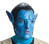 Avatar Jake Sully Vinyl 3/4 Mask, Blue, One Size