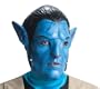 Avatar Jake Sully Vinyl 3/4 Mask, Blue, One Size