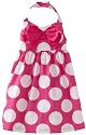 Carters Girls 4-6x Polka Dot Print Sundress With Bow
