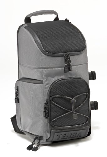 Detail image Tenba Shootout 632-642 Convertible Photo Sling Bag Small (Silver/Black)