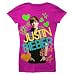 JUSTIN BIEBER T-SHIRTS - JUSTIN BIEBER YOUTH SHIRTS - PINKOUT SPECIAL EDITION WITH WRISTBAND!!!!