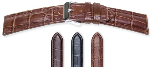 Breitling Style Matte Alligator Grain Watch Band